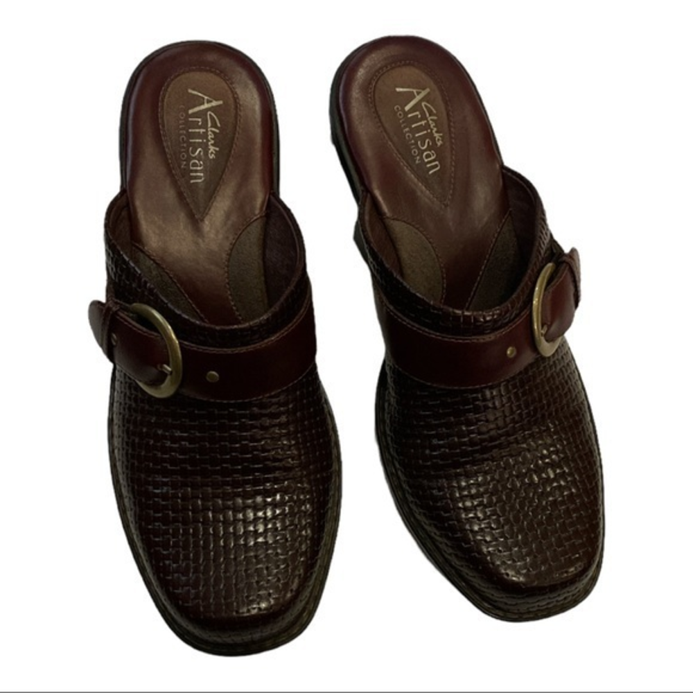 Clarks Women’s Artisan Collection Brown Mule Size 8.5‎
